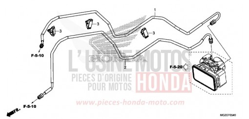 BRAKE PIPE CB500FAF de 2015